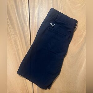 PUMA Boys Golf Navy Shorts  (Size M)